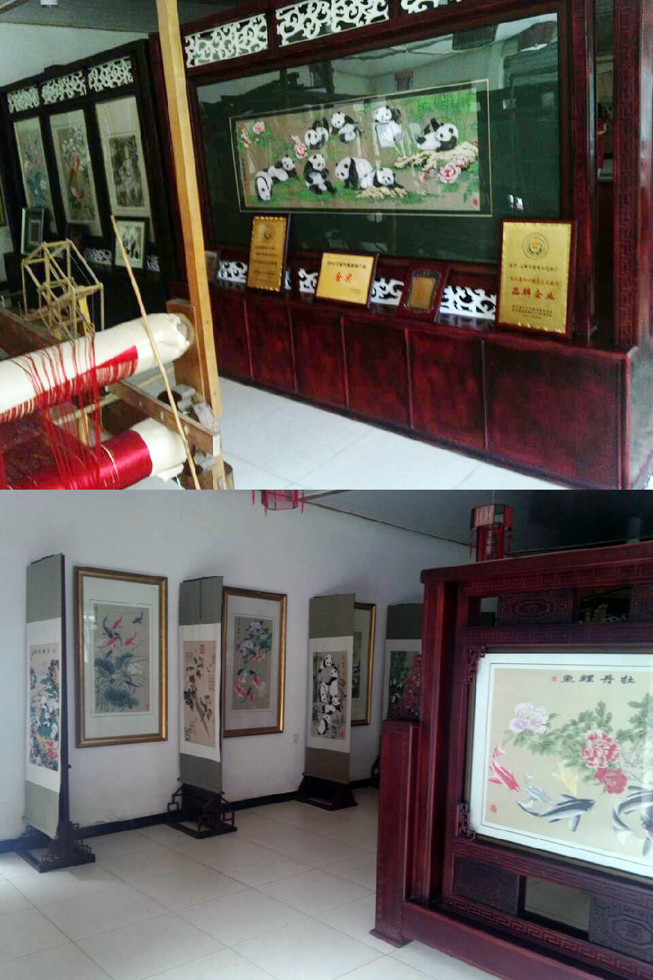 蜀锦展厅