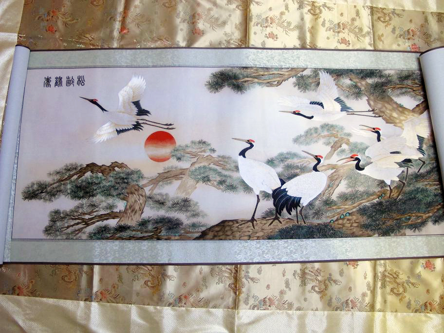 松龄鹤（贺）寿礼物 